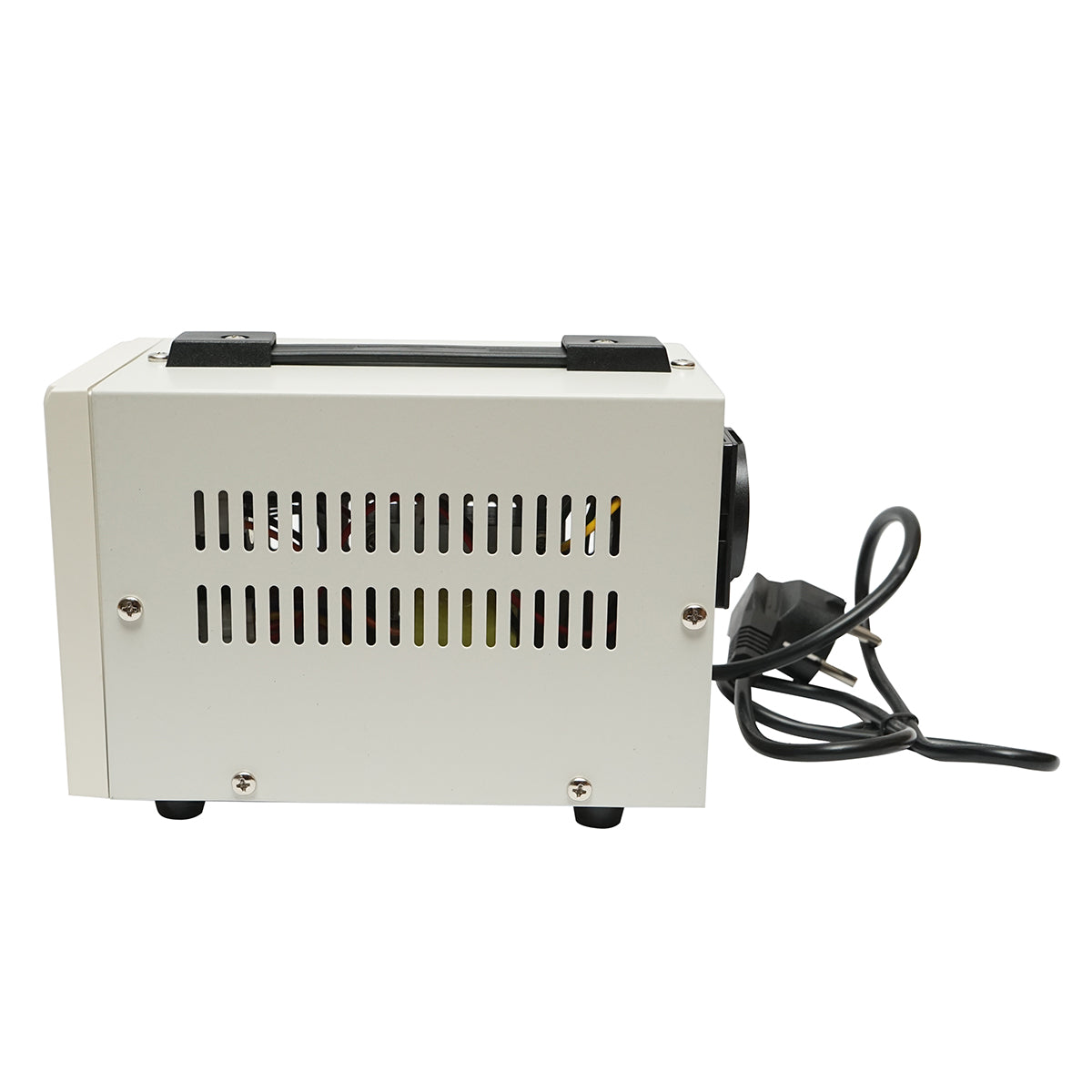 Automatic single-phase voltage stabilizer with relay 500VA/140-260V, 2 Schuko sockets 230V, LCD display Breckner Germany