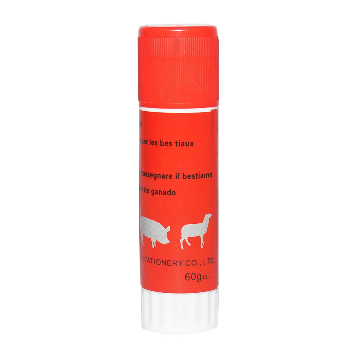 Red marker for marking animals