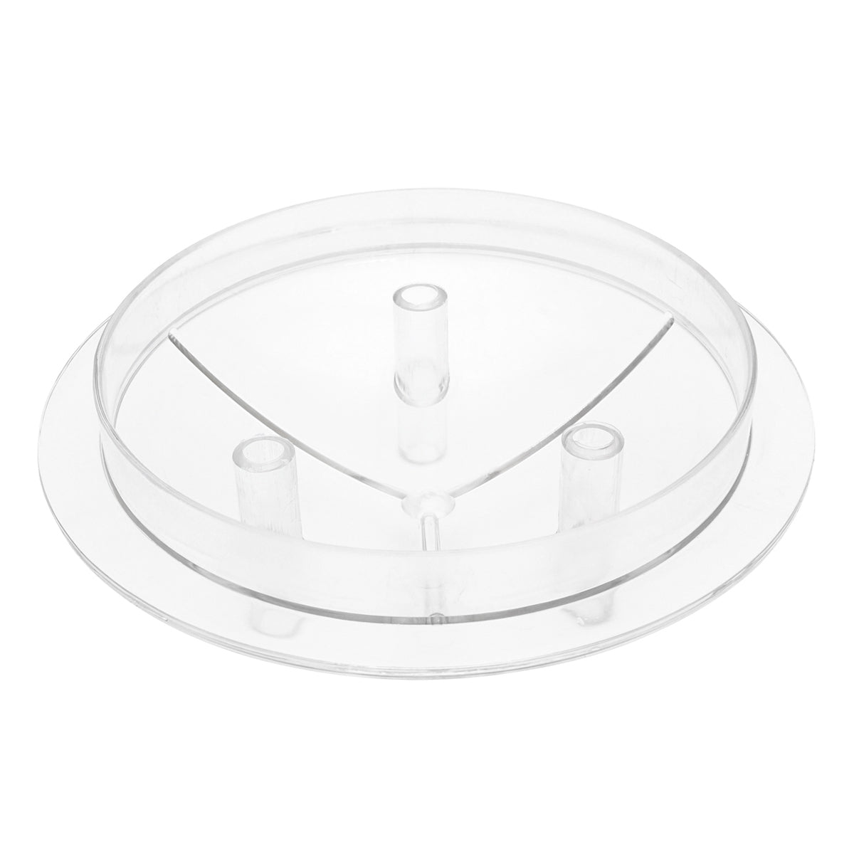 Transparent lid for 40L bottle with 3 outlets for cow milking machine Breckner Germany