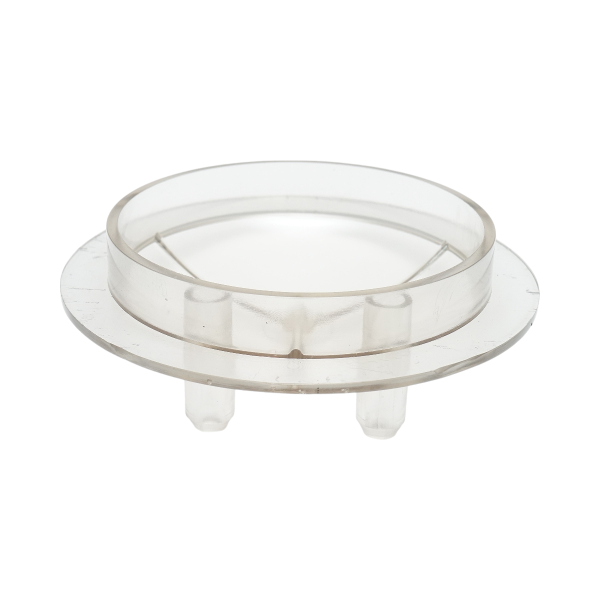 Transparent lid for 30L bottle with 2 outlets for cow milking machine Breckner Germany