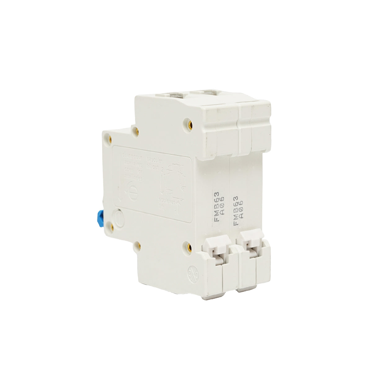 Automatic circuit breaker type 2P-63A-415VAC Leader