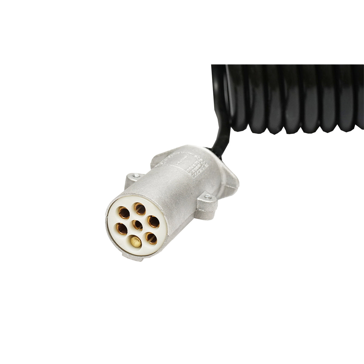 Current transfer cable 1x0.75mm + 6*0.5mm / 7.5m white 6+1 pins