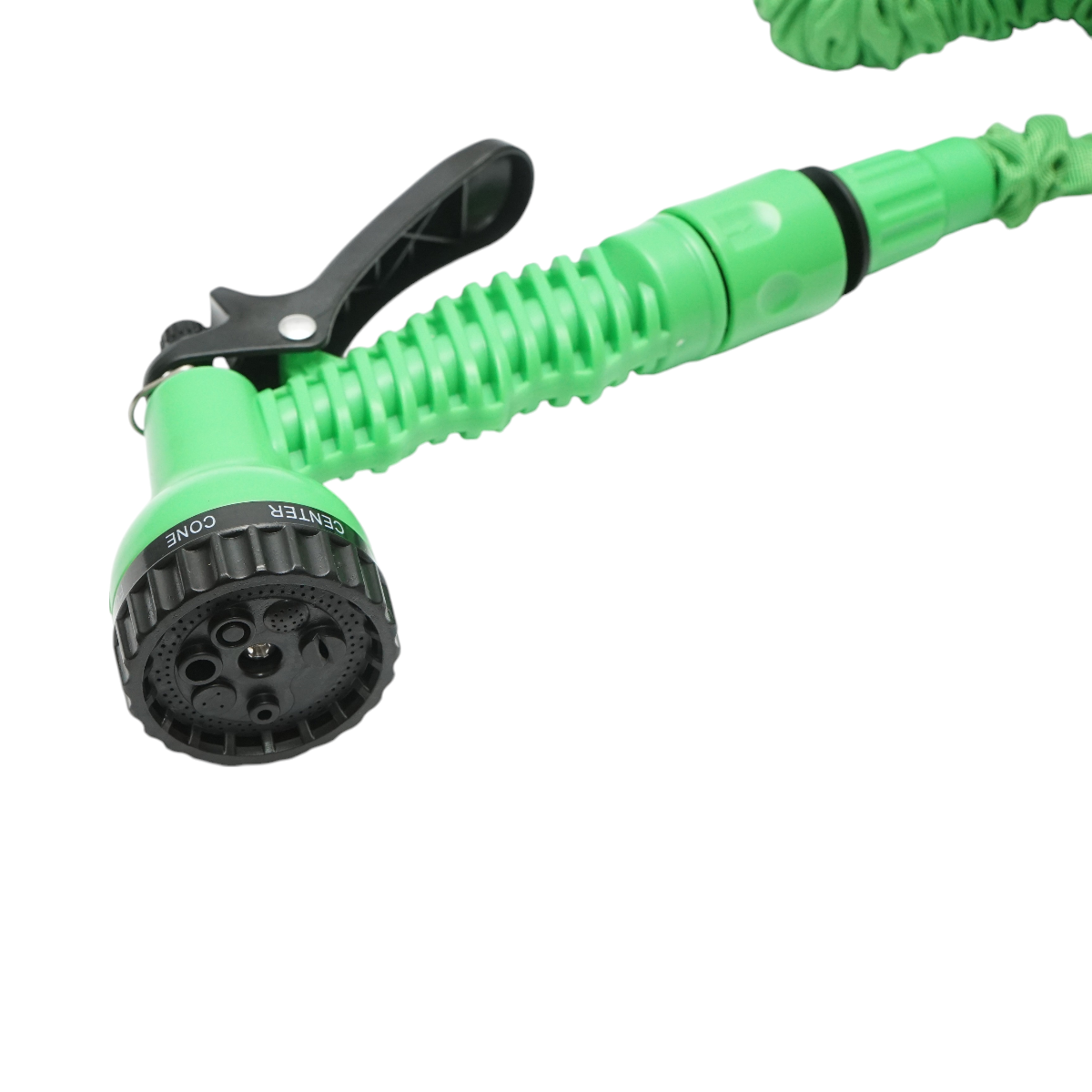 Expandable garden hose TPE 5-15m with adjustable pistol, 7 modes, 3/4 adapter, 1/2 quick coupling.