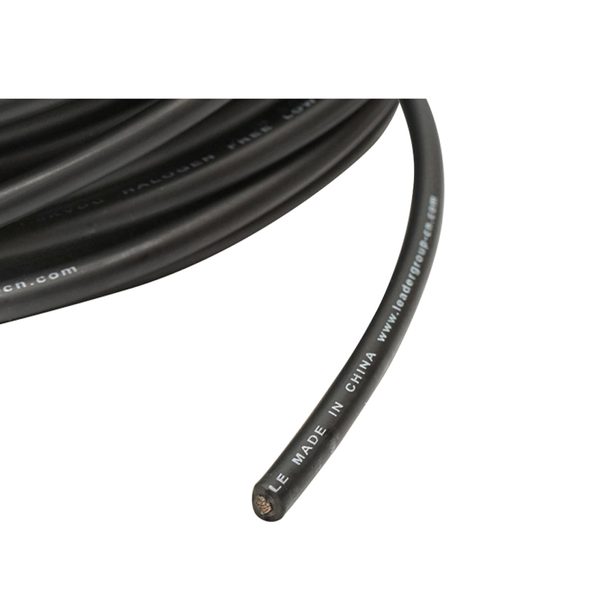 Solar panel cable 4mmx20m black 1.5KV, H1Z2Z2-K Leader