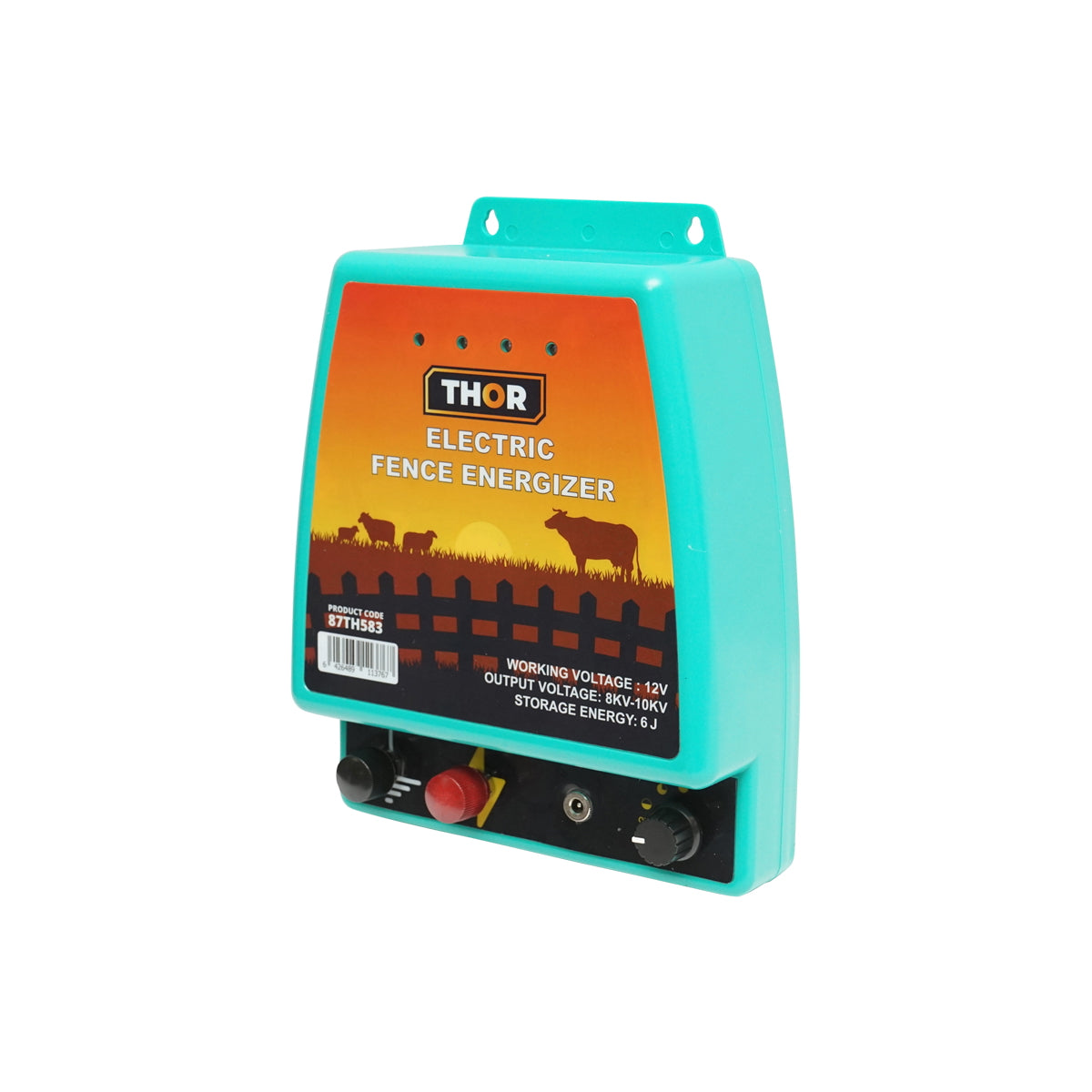 6 Joule pulse generator device for electric fence 12V/220V Thor