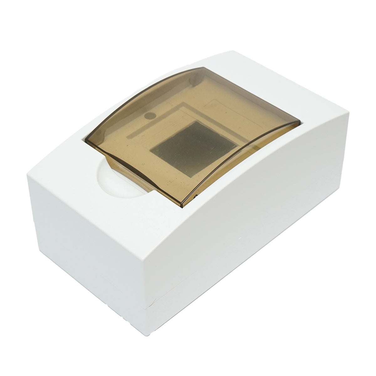 Single row fuse board, 4 modules 200x155x95mm IP40