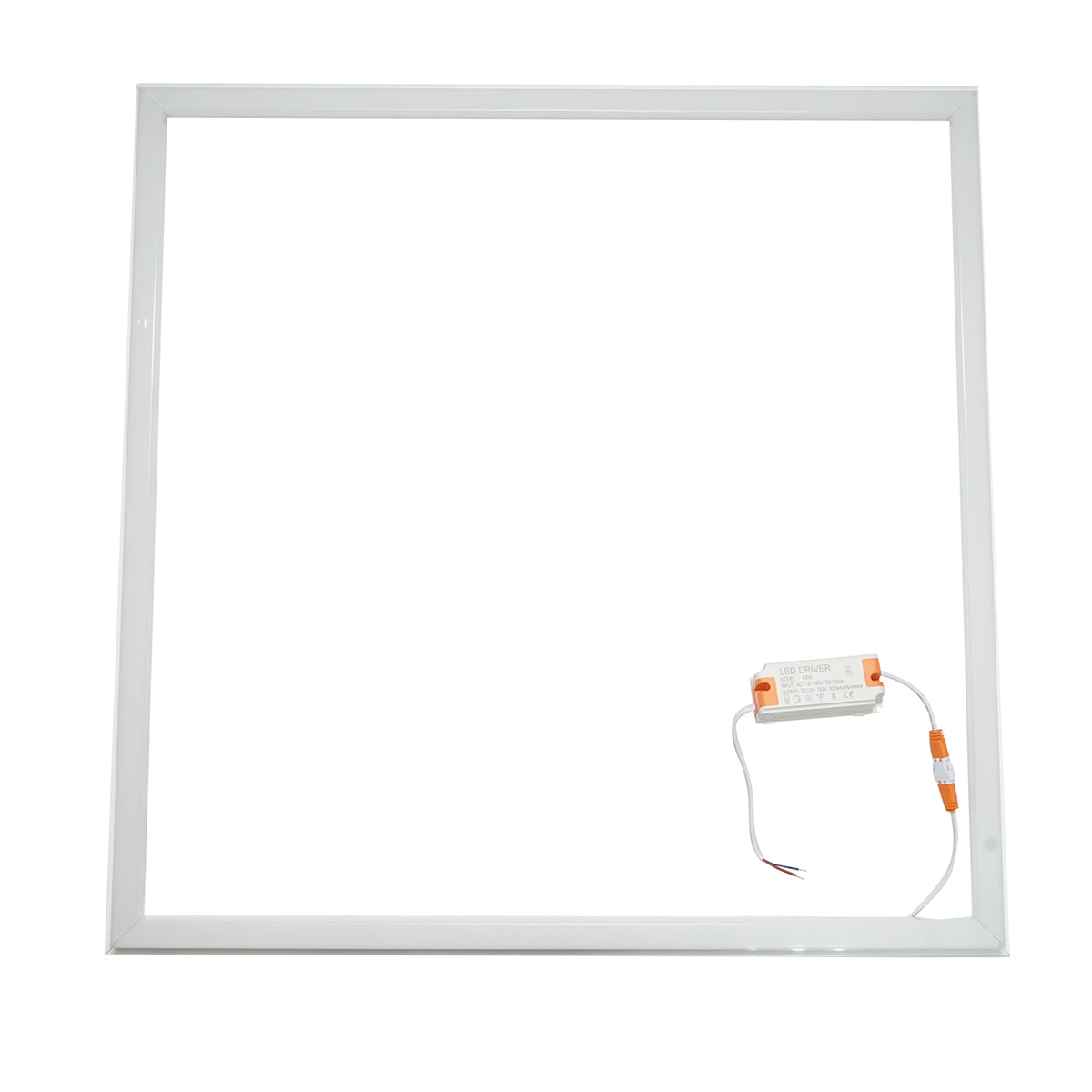 Slim LED panel 48W, 220V, 595x595x7mm for suspended ceiling Breckner Germany