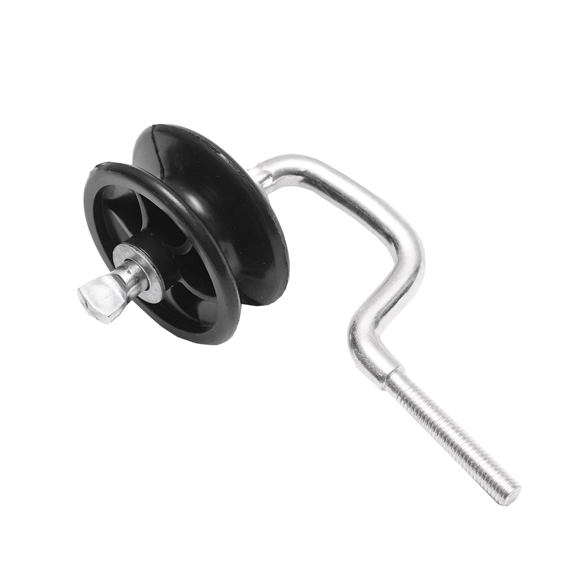 Black isolator with M6 thread electric fence Breckner Germany