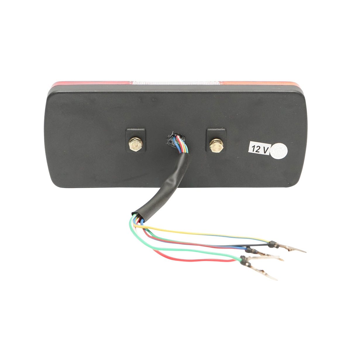 Rectangular rear lamp 28 LEDs with 3 compartments 12V