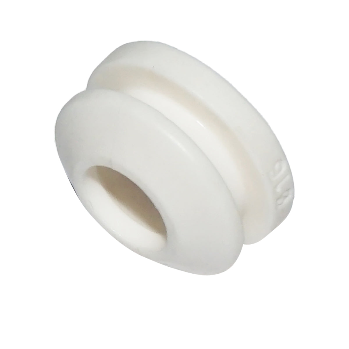 White rubber gasket 16mm for drip tape/tube Breckner Germany