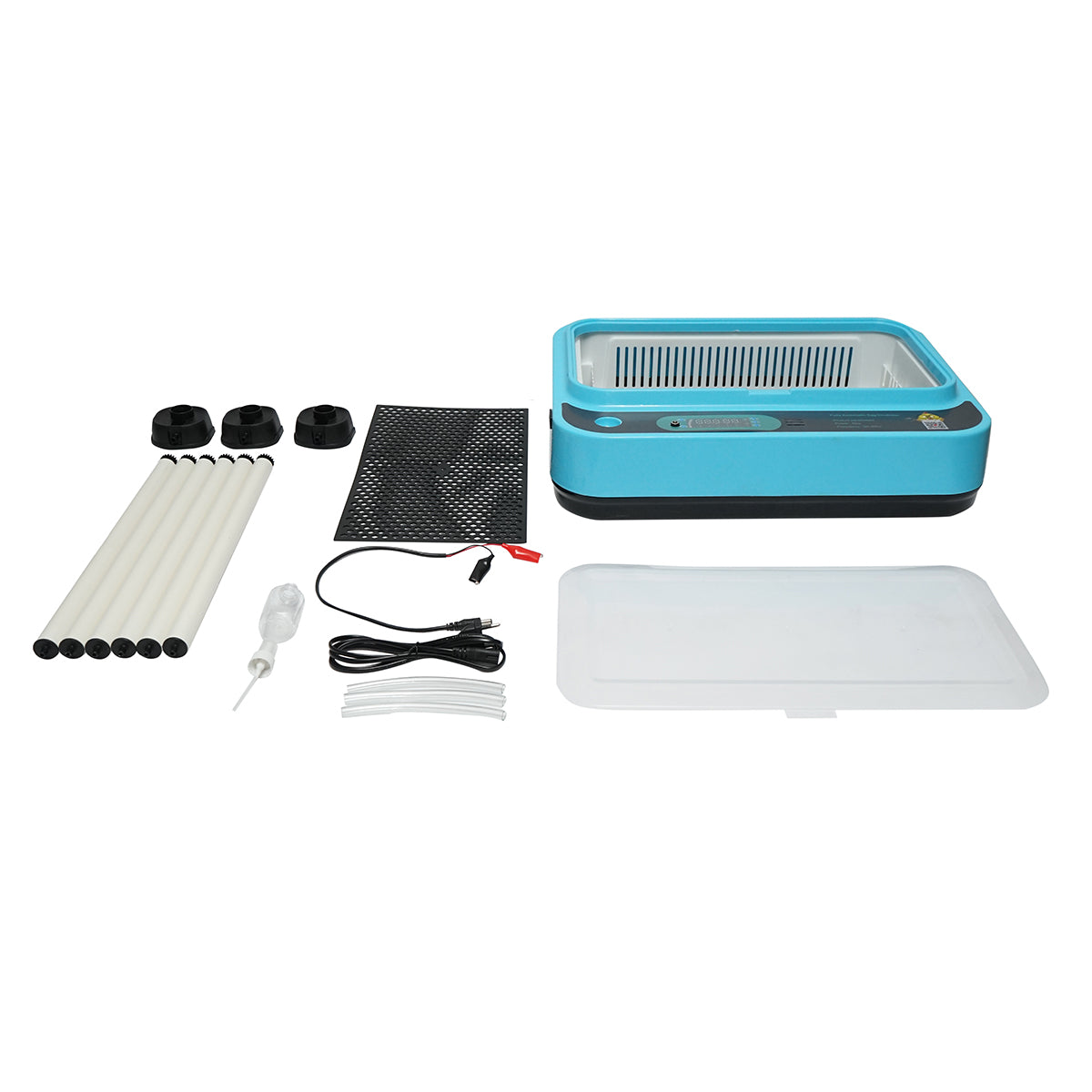 Automatic incubator 36 eggs 80W, 12V-220V, automatic rotation, temperature control, humidity, electronic display