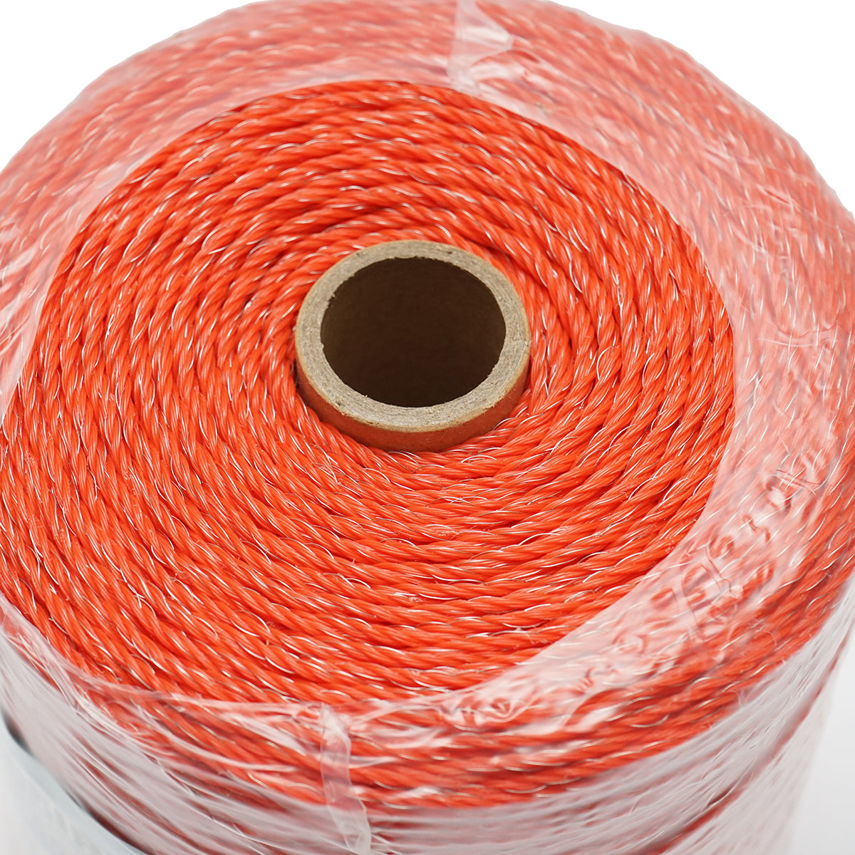 Orange wire roll, 2mm, 3x0.15mm stainless steel, 15 Ohm/m, 500m electric fence Breckner Germany