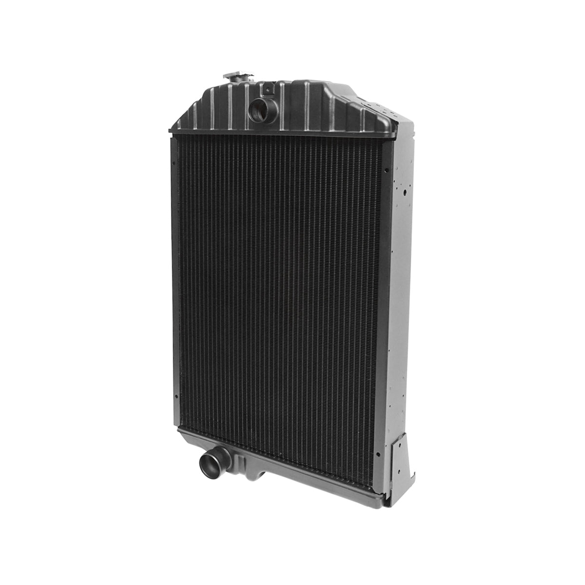 Water cooling radiator with 5 rows of cells for John Deere OEM code AR95802, RE21893, RE38664 Breckner Germany