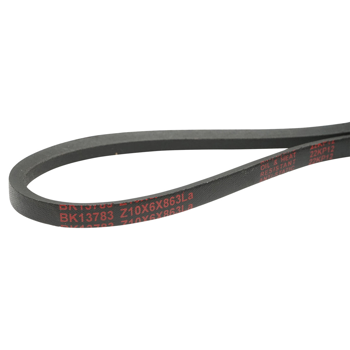 Trapezoidal transmission belt Z 10x6x863 LA