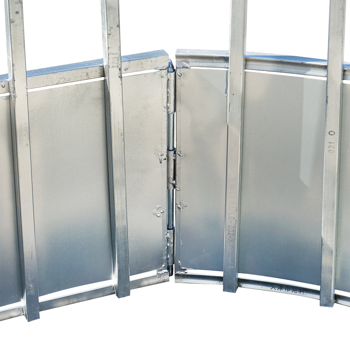 Hay feeding trough for animals oval for 22 bales 3.4x1.7x1m