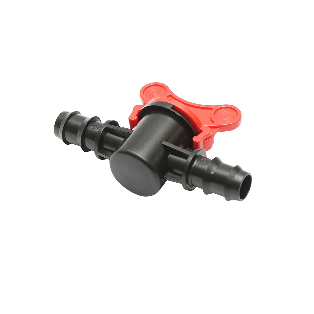 Equal dripping tube faucet D16x16mm for irrigation systems