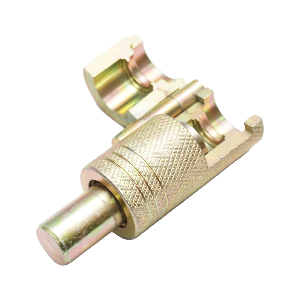 Tool for crimping, bending flexible corrugated stainless steel pipe DN12