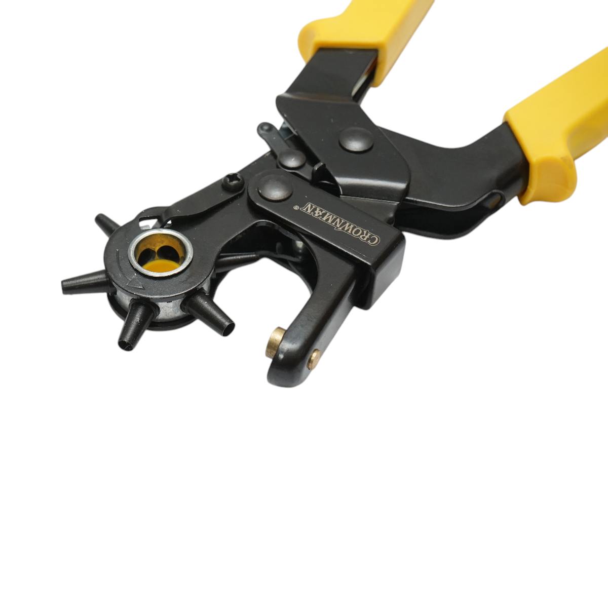 225mm rotary punch pliers with 6 heads 2-4.5mm Crownman