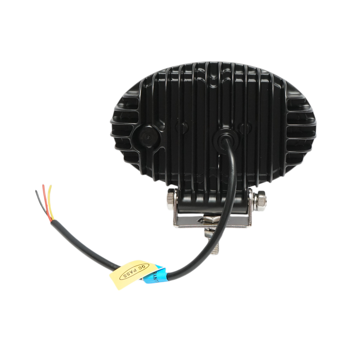 LED oval projector with DRL 9-80V, 24W, white-yellow, aluminum housing IP67 Breckner Germany