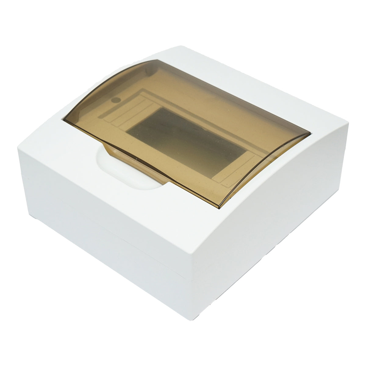 Single row fuse board, 8 module 200x185x95mm IP40
