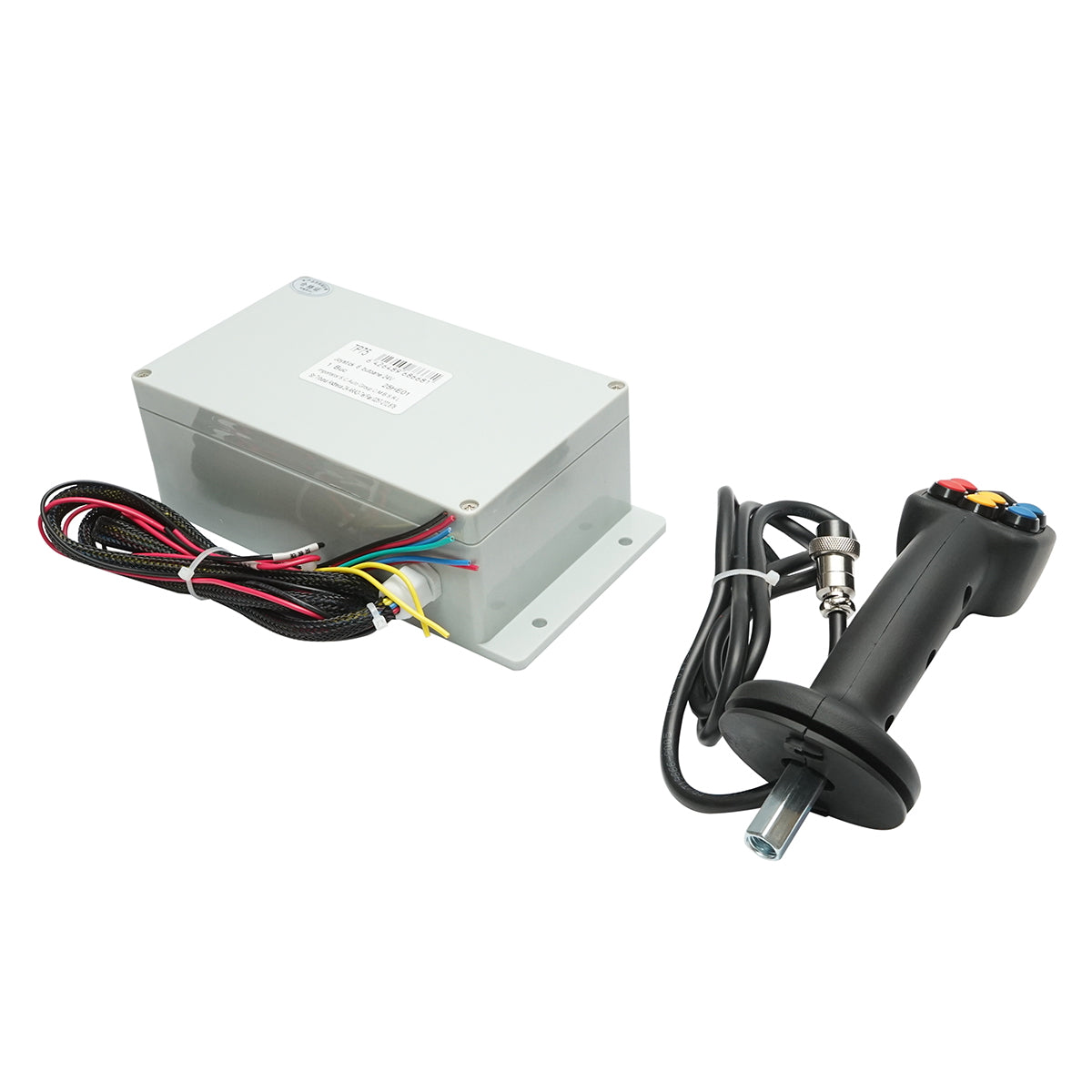 Joystick with 6 electric buttons, 24V with control module