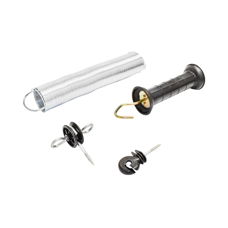Set of gate handle with arch and electric fence insulators Mezofarm