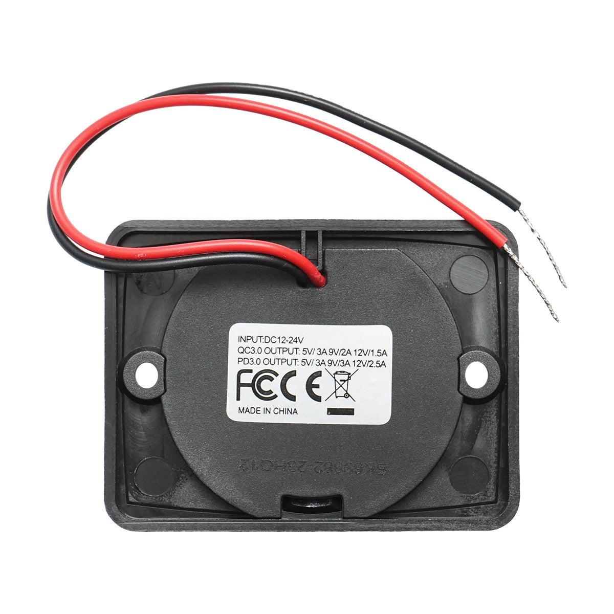 Universal dual car charger 12-24V, Type C, USB Breckner Germany