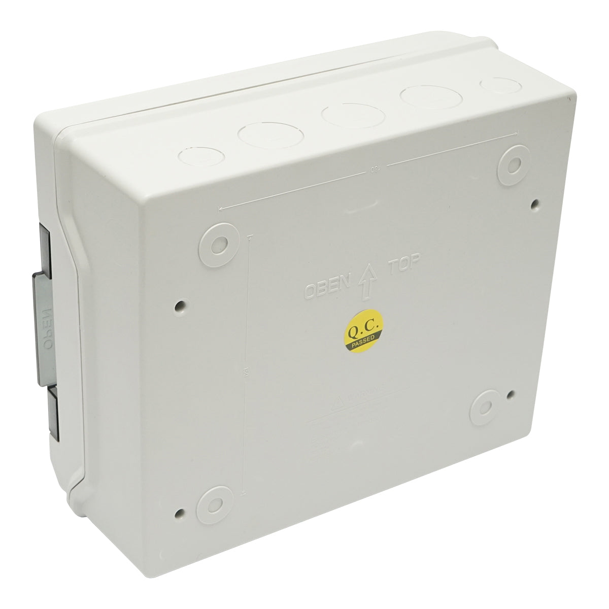 Single row fuse box, 12 modules IP66 Suntree