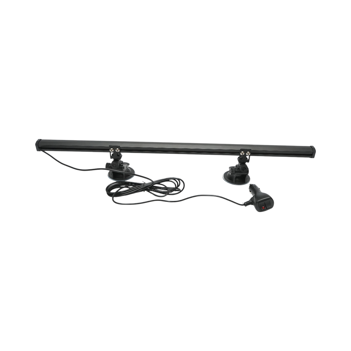 62cm LED strobe bar with suction cups, 60W, 10-30V, strobe with 9 colors, 15 lighting modes