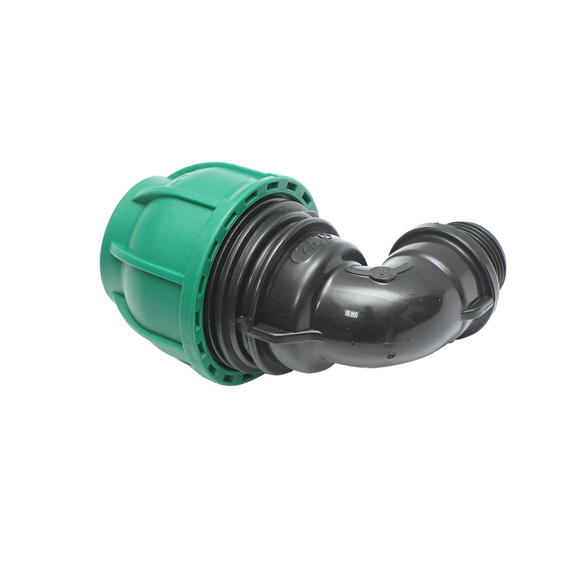 Compression fitting with external thread D32mmx3/4 inch, PN10 Bar for irrigation systems