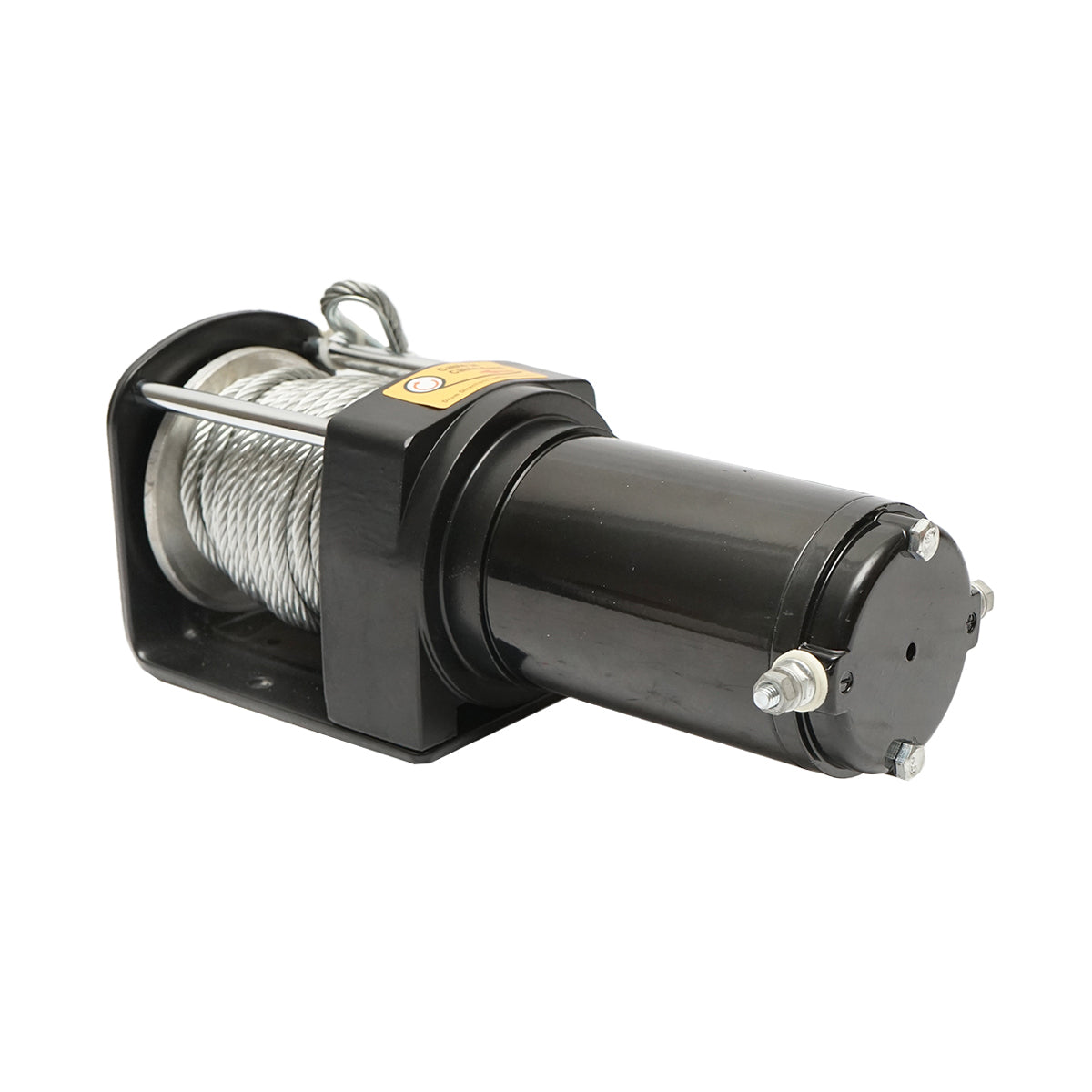 12V electric winch with remote control, 1.6T (3000lbs) steel cable 5x11m, 100A solenoid Breckner Germany