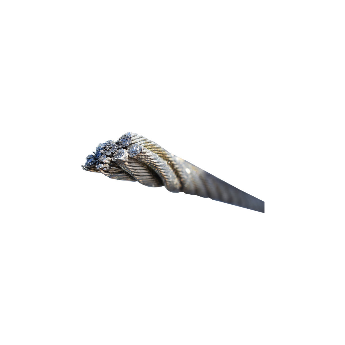 Steel winch cable 6x25 diameter 13mm metal heart beaten 0.95Kg/1m, 600m/roll