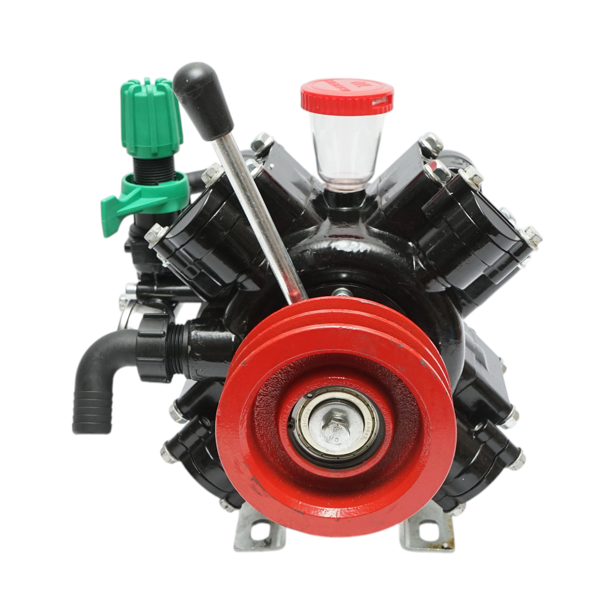 Diaphragm pump 7.5HP/5.5KW with 4 membranes, flow rate 60L/min, pressure 30 bar, speed 500-600 r/min