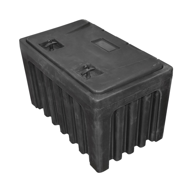 Tool box without support, made of black plastic 460x580x800 mm