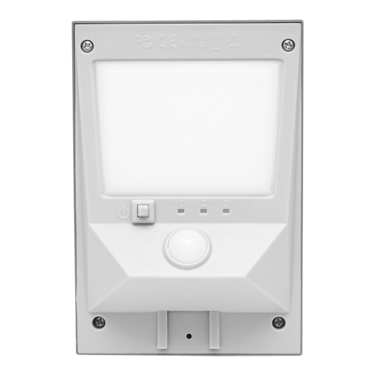 LED solar lamp 2W, 6500K, IP44 with motion sensor, solar panel and battery Breckner Germany