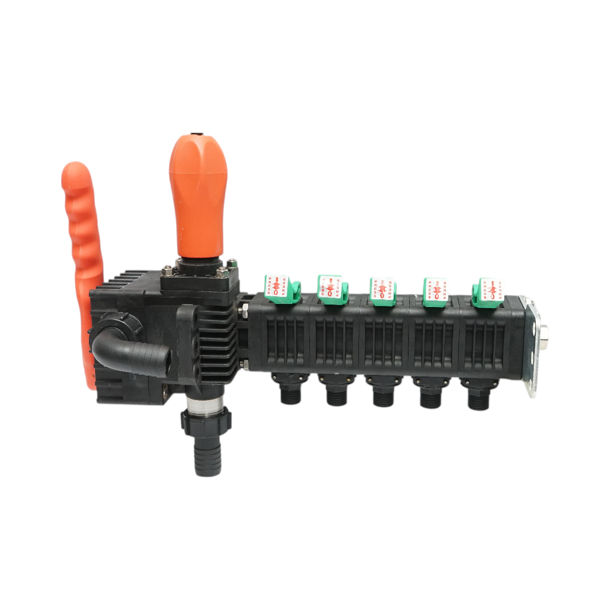 5 horsepower herbicide distributor, glycerin manometer 25 bar