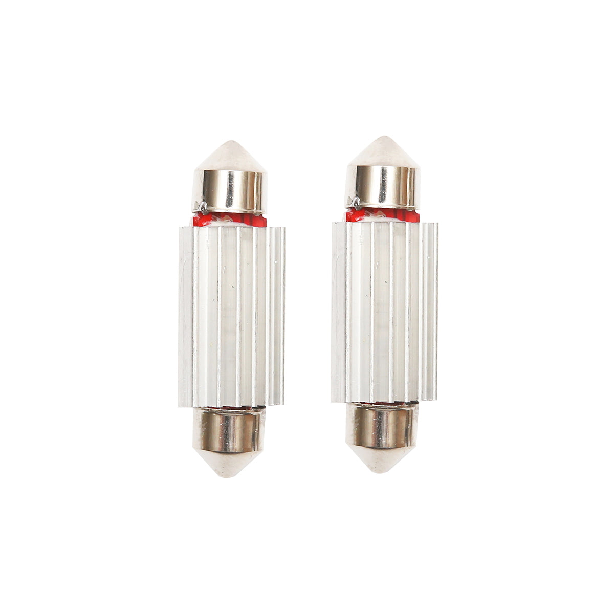 Set of 2 LED SMD SOFIT bulbs 39mm 12V 0.155A cold light Breckner Germany