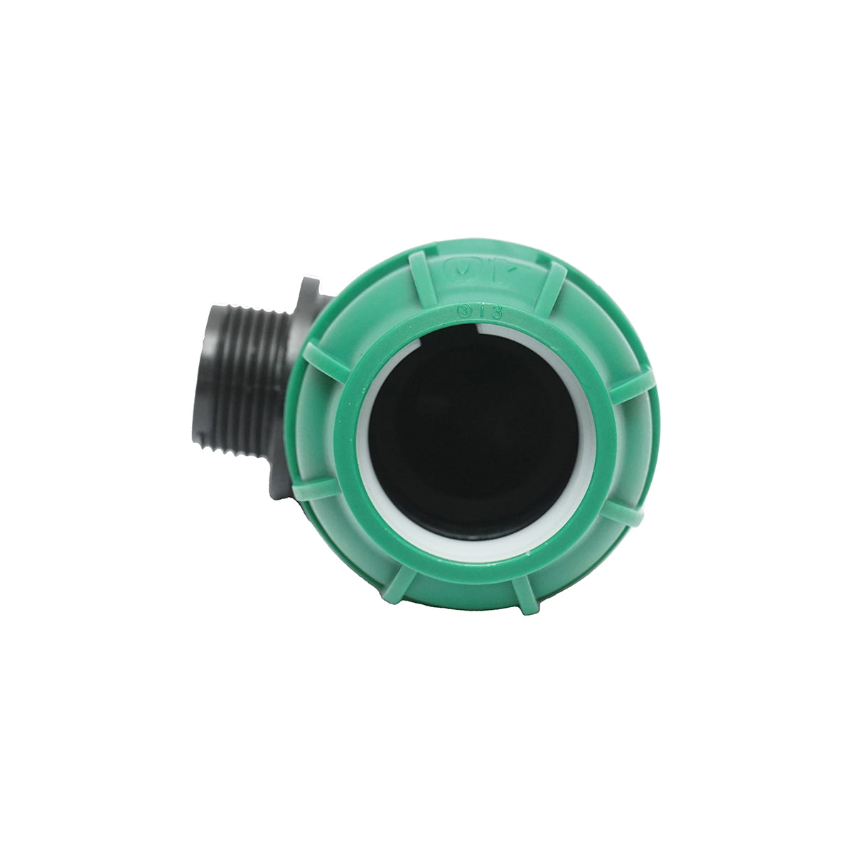 Compression fitting with external thread D40mmx1 inch, PN10 Bar for irrigation systems