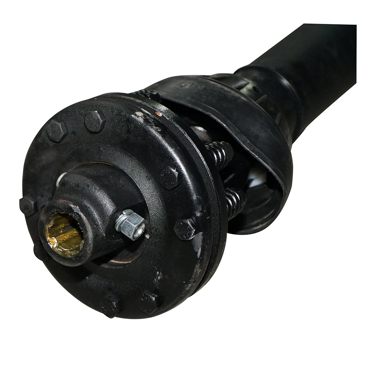 1500 mm T5 cardan with a clutch made of 2 cross discs 30.2x80 (triangular pipe) 1 3/8 Z=6