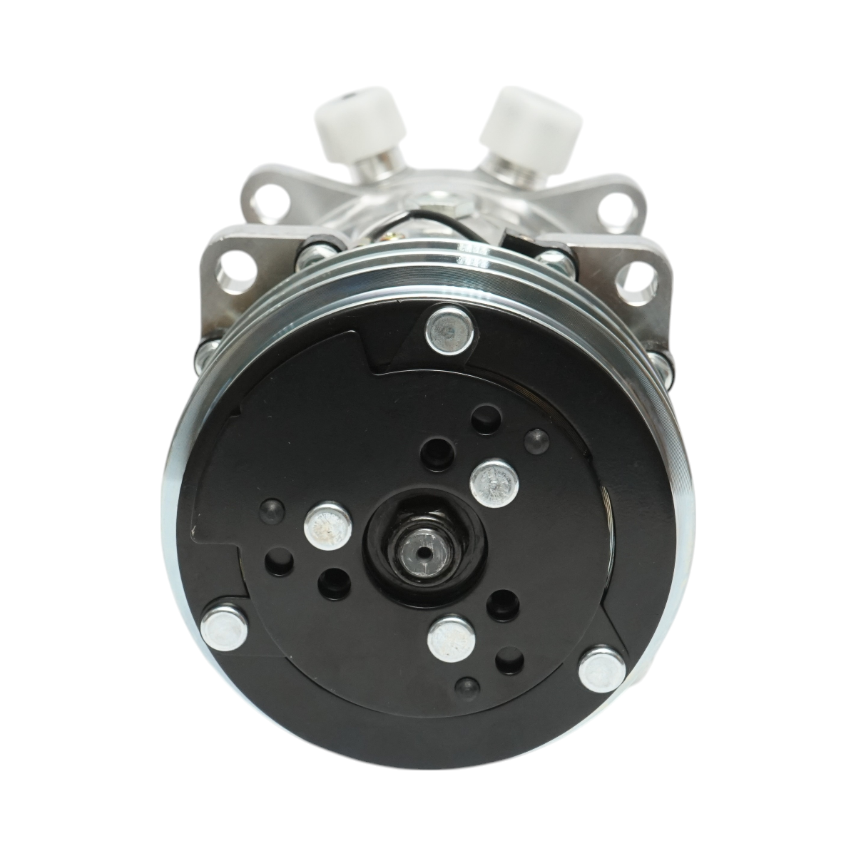 12V air conditioning compressor for Fiat, Same, Renault, Laverda OEM code 5116929, 322406400, 7700267326, 7700004557, 2508799C91