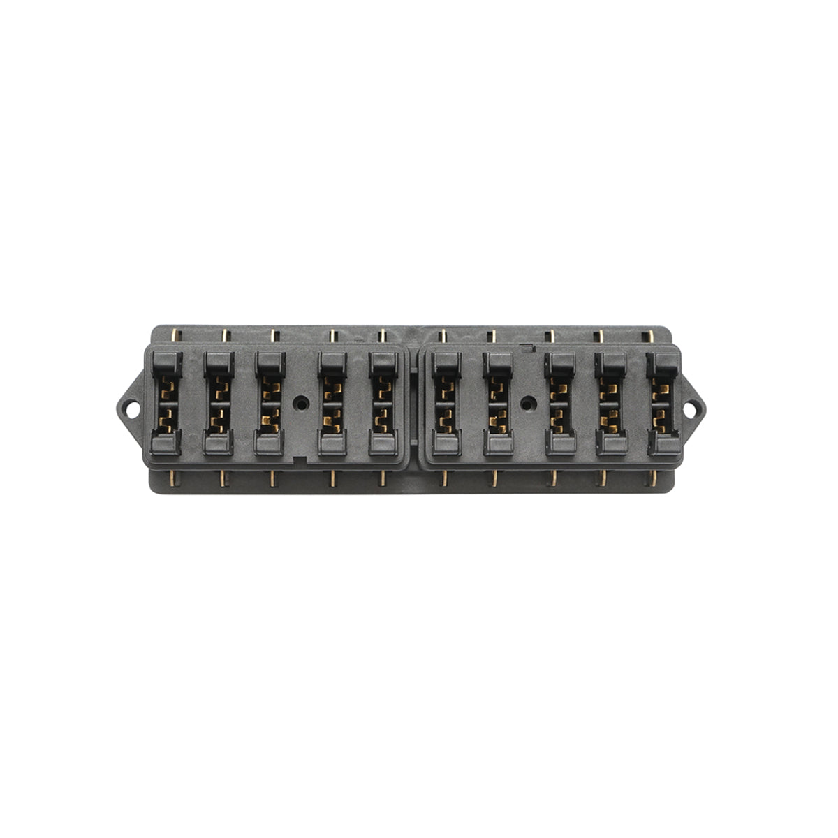 Flat fuse box with 10 slots Breckner Germany