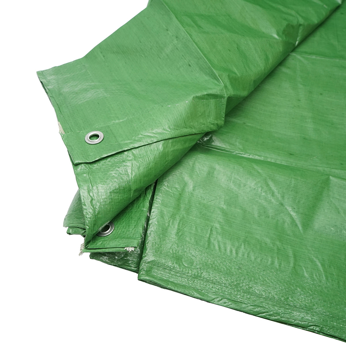 Green net tarpaulin with fastening eyelets 100g/m2 6x8m Breckner Germany