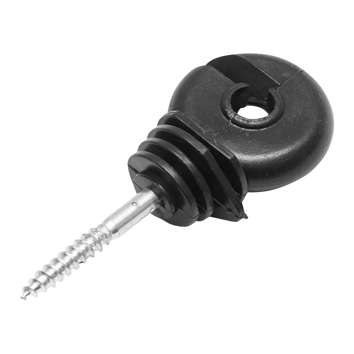 Compact black isolator fi 5.6mm 87x37mm electric fence Breckner Germany