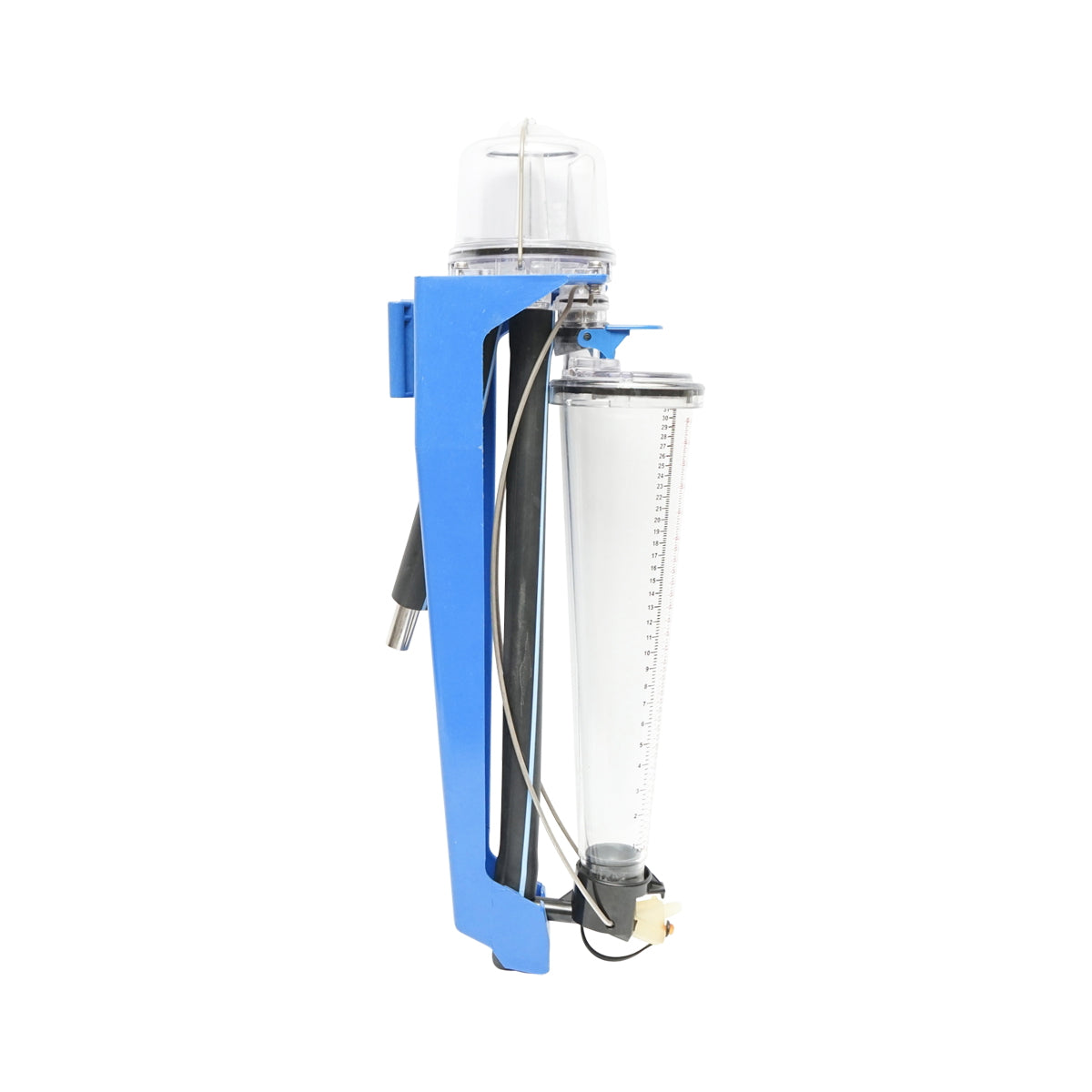 Device for measuring the amount of milk extracted