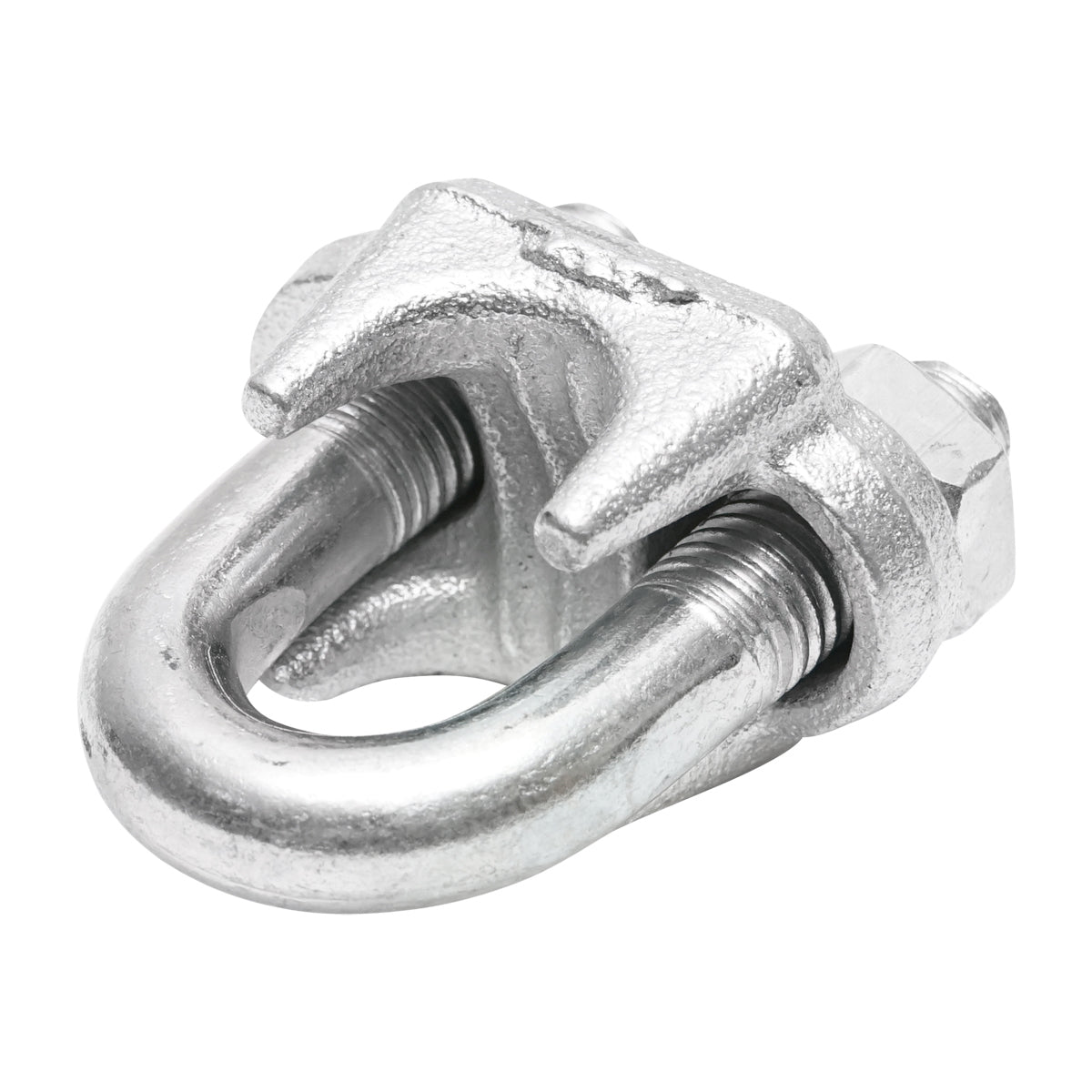 Zinc-coated clamp DIN 741-18 for 18 mm cable Breckner Germany