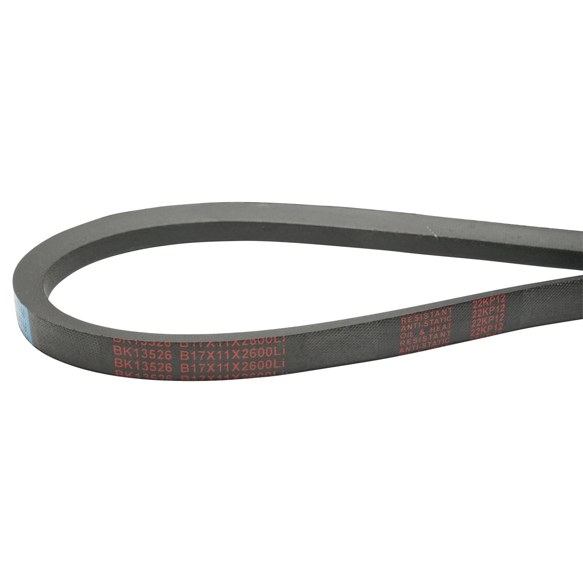 Trapezoidal transmission belt B 17X11X2600 Li Breckner Germany
