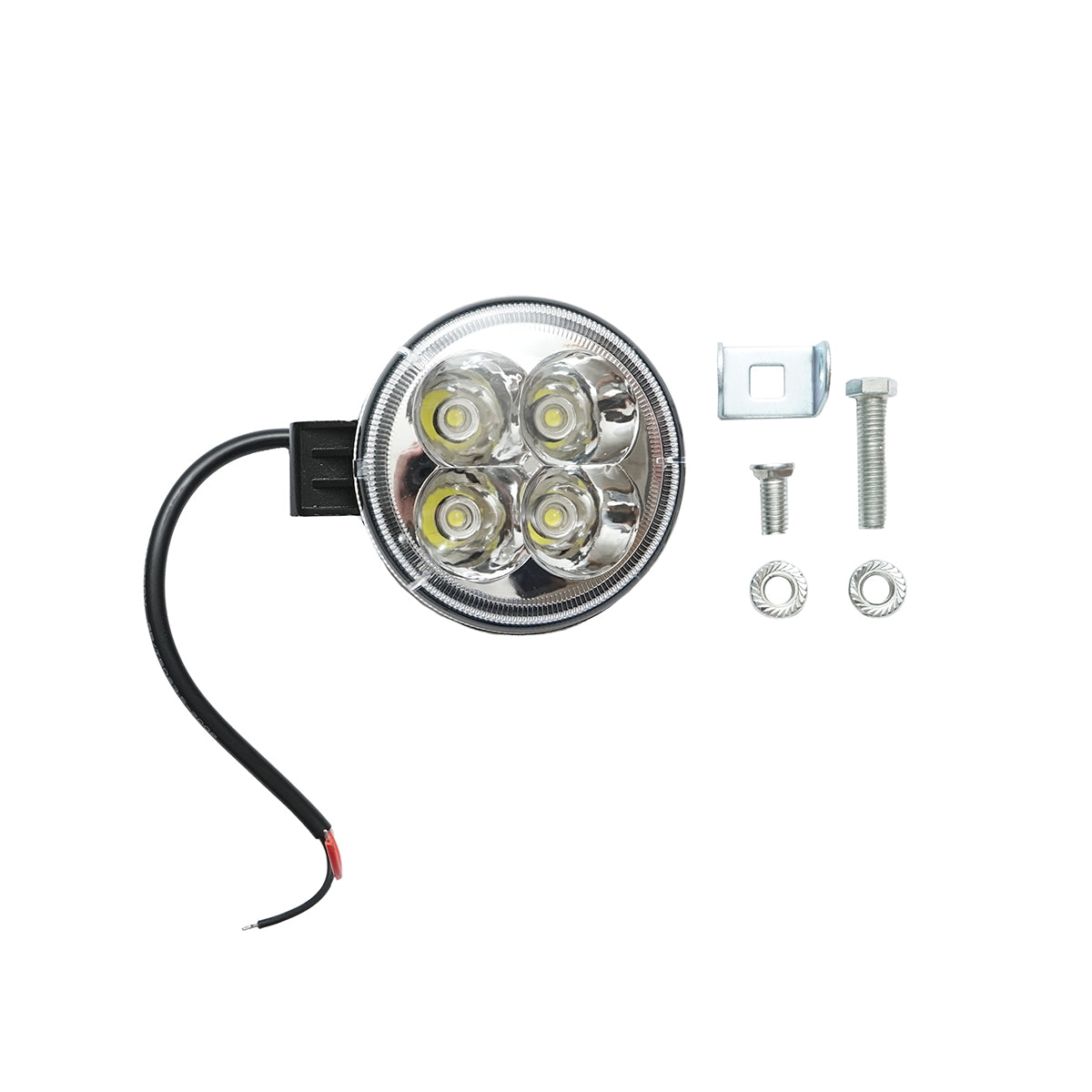 Lamp with 4 LEDs 10-30V 12W beam angle 30 degrees spot type 6400K Breckner Germany
