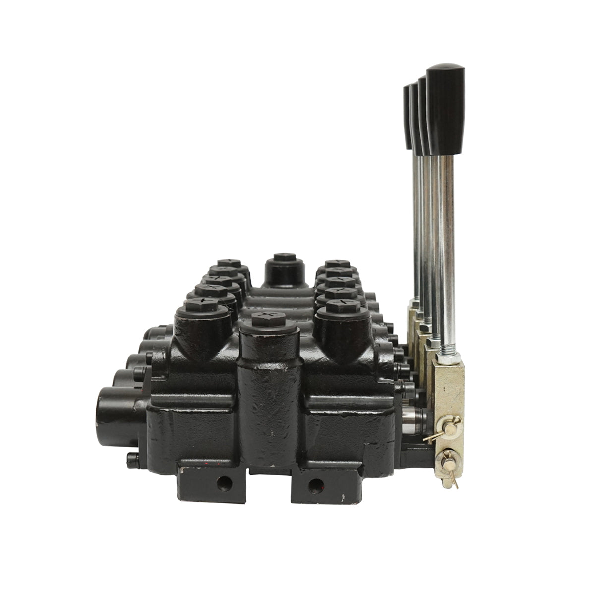 Hydraulic distributor with 5 ways with levers