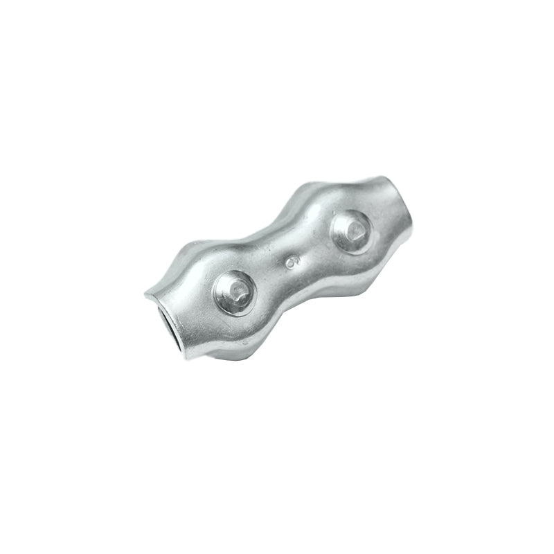 Galvanized electric wire connector with screws for electric fence