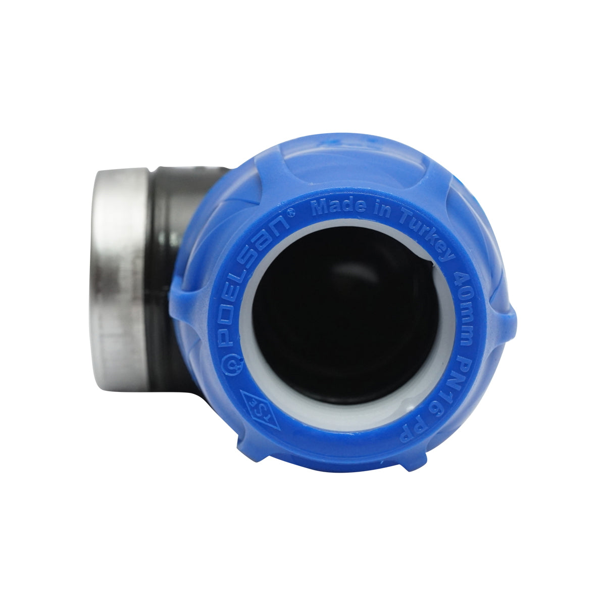 Compression fitting mother inner thread D40mmx1-1/4 PN 16 bar for PEHD irrigation systems